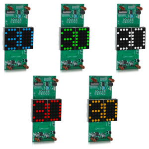 EV220-XXXXX | 50mm Dot Matrix 2 Inch Characters 60mm W x 160mm H x 44.5mm D  Vertical