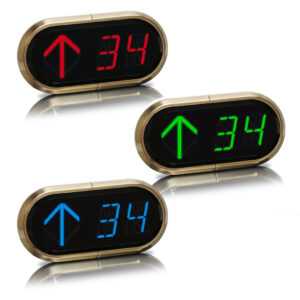 GTCH-OSXX | 3 Inch arrow 2 inch Character Remote Display Indicator RDI 12.00"W x 6.00"H x 1.5"D