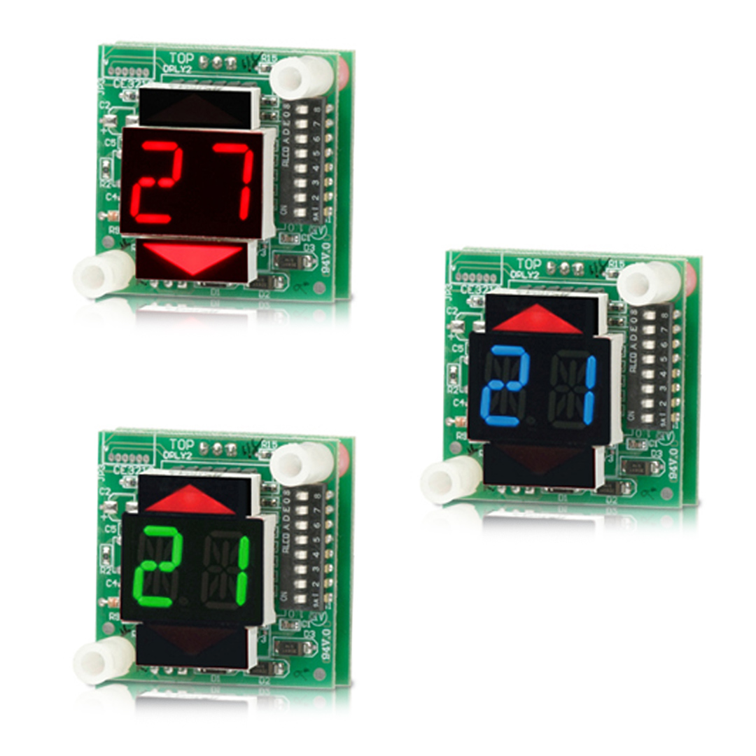 ME205-XXX | 0.5 inch Characters Remote Display Indicator RDI 1.7"W x 1.7"H x 2.0"D
