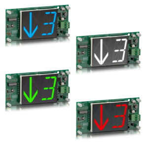 MH122A-XXX | 2.2 Inch Character 2.5 inch Arrow Remote Display Indicator RDI 6.6"W x 3.1"H x 1.375"D