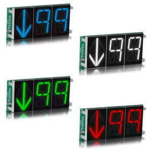 MH222E-XXXX | 2.2 Inch Characters 2.5 Inch Arrow RDI 6.496"W x 2.756"H x 1.50"D Horizontal