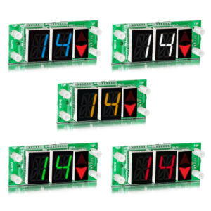 MH310-XXX | 1 Inch Character Remote Display Indicator RDI 3.85"W x 1.6"H x 2.0"D Horizontal