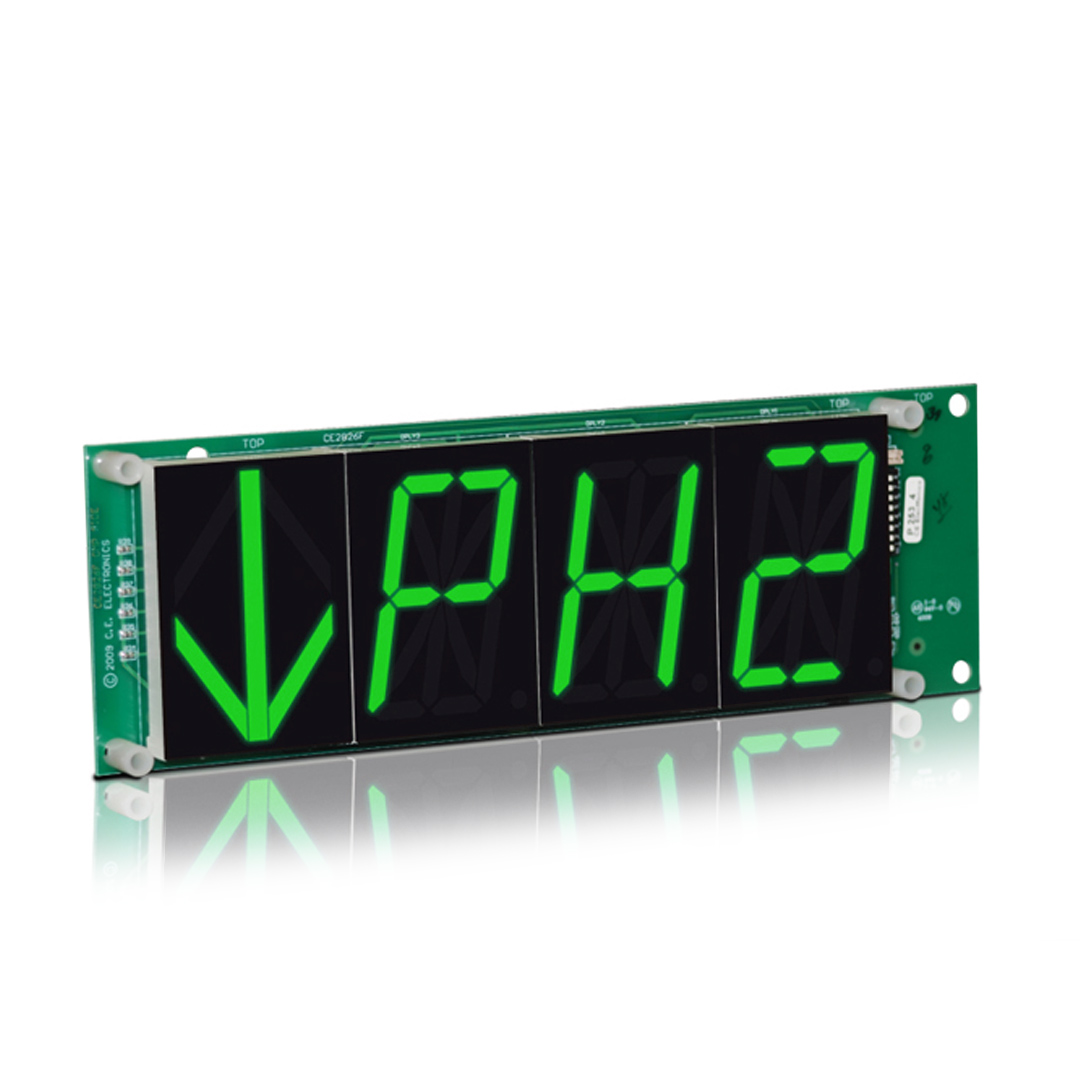MH422-XXX | 2 Inch Character 2.5 inch Arrow Remote Display Indicator RDI 9.41"W x 3.1"H x 1.75"D Horizontal - Image 4