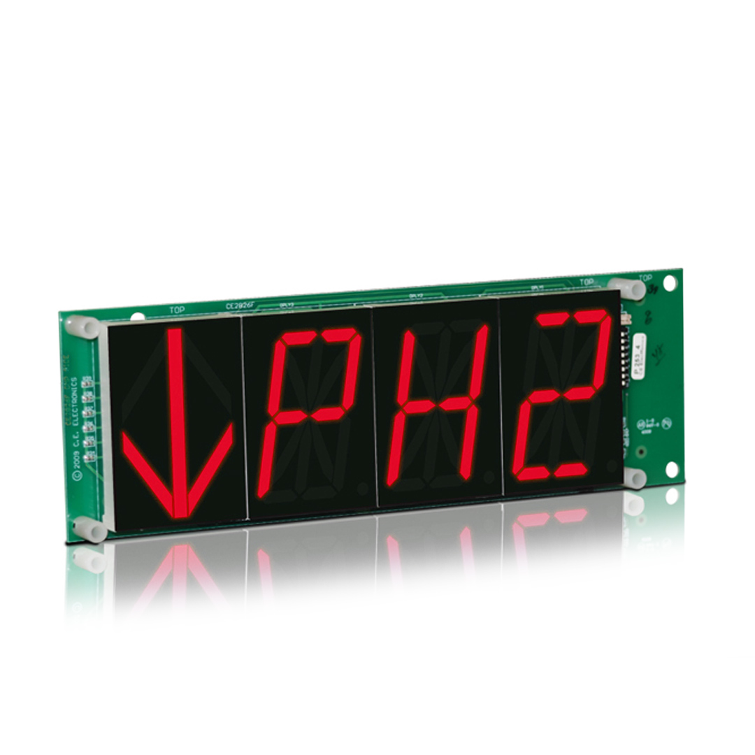 MH422-XXX | 2 Inch Character 2.5 inch Arrow Remote Display Indicator RDI 9.41"W x 3.1"H x 1.75"D Horizontal - Image 3
