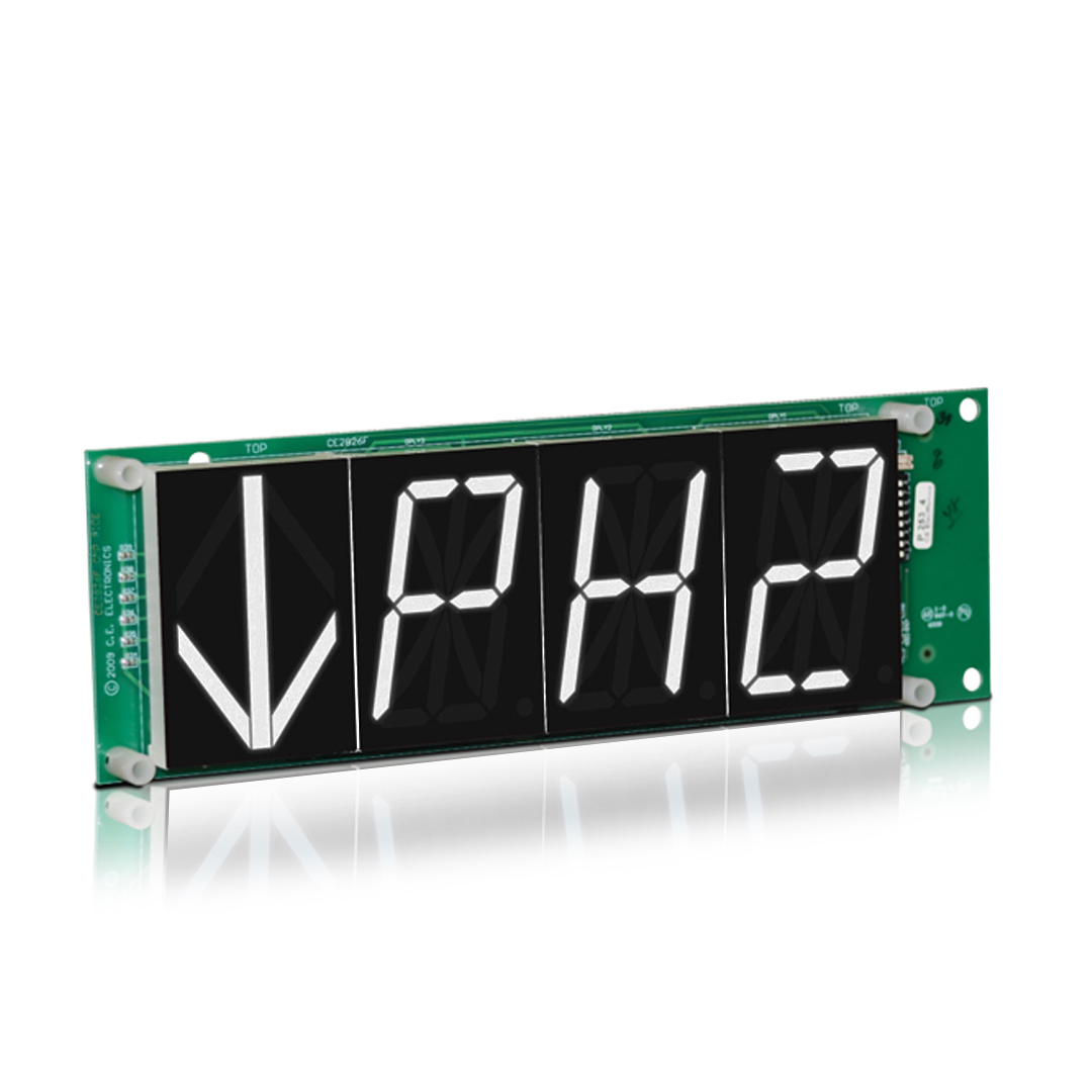 MH422-XXX | 2 Inch Character 2.5 inch Arrow Remote Display Indicator RDI 9.41"W x 3.1"H x 1.75"D Horizontal - Image 2