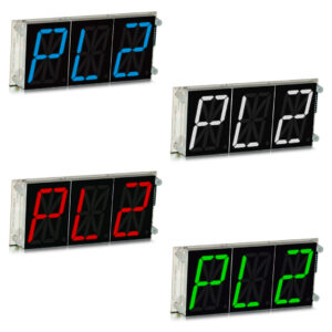 MH722-XX | 2.2 Inch Characters Remote Display Indicator  6.496"W x 2.756"H x 1.50"D 