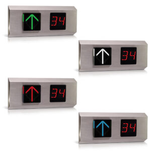 MHETC-XX | 2 Inch Characters 3 Inch LED Extended Arrow 9.25"W x 4.30"H Horizontal