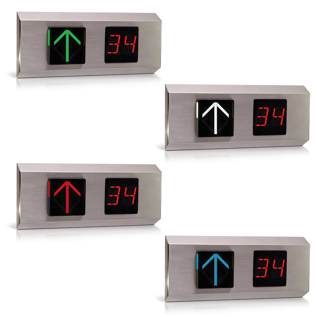 MHETC-XX | 2 Inch Characters 3 Inch LED Extended Arrow 9.25"W x 4.30"H Horizontal