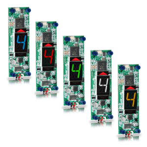 MSV11-XXX | 1 Inch Character Remote Display Indicator 1.50"W x 4.70"H x 0.625"D 