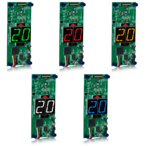 MSV21-XXX | 1 Inch Character Remote Display Indicator 2.25"W x 5.50"H x .625"D 