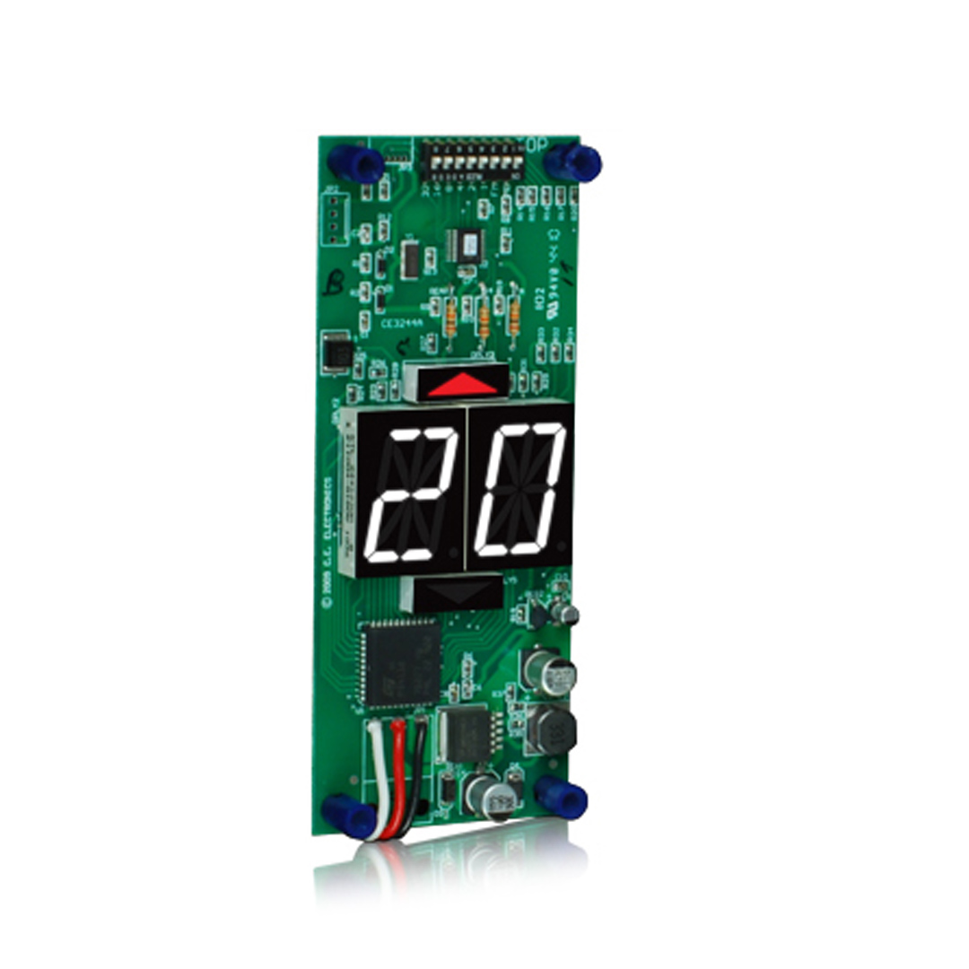 MSV21-XXX | 1 Inch Character Remote Display Indicator 2.25"W x 5.50"H x .625"D - Image 2