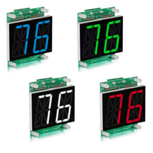 MV222-XX | 2.2 Inch Characters 3.300"W x 4.00"H x 1.80"D
