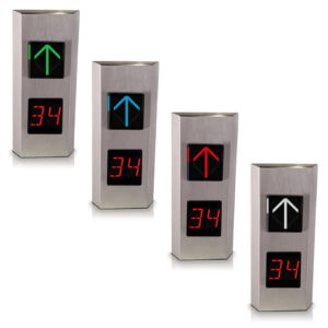 MVETC-XX | 2 Inch Characters 3 Inch LED Extended Arrow 4.30"W x 9.35"H Vertical
