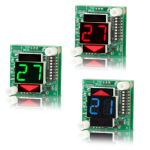 OE205-XX | 0.5 inch Character OTIS 411 Series Controllers Remote Display Indicator RDI 2.00"W x 2.00"H x 2.15"D