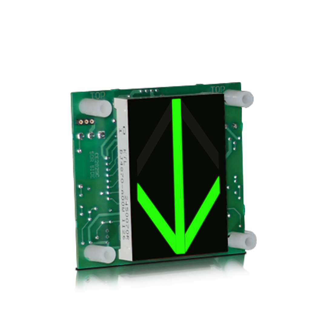 OH125-XX | 2.5 inch Character Remote Display Indicator RDI for Otis RSL Link 3.300"W x 3.000"H x 1.40"D - Image 3