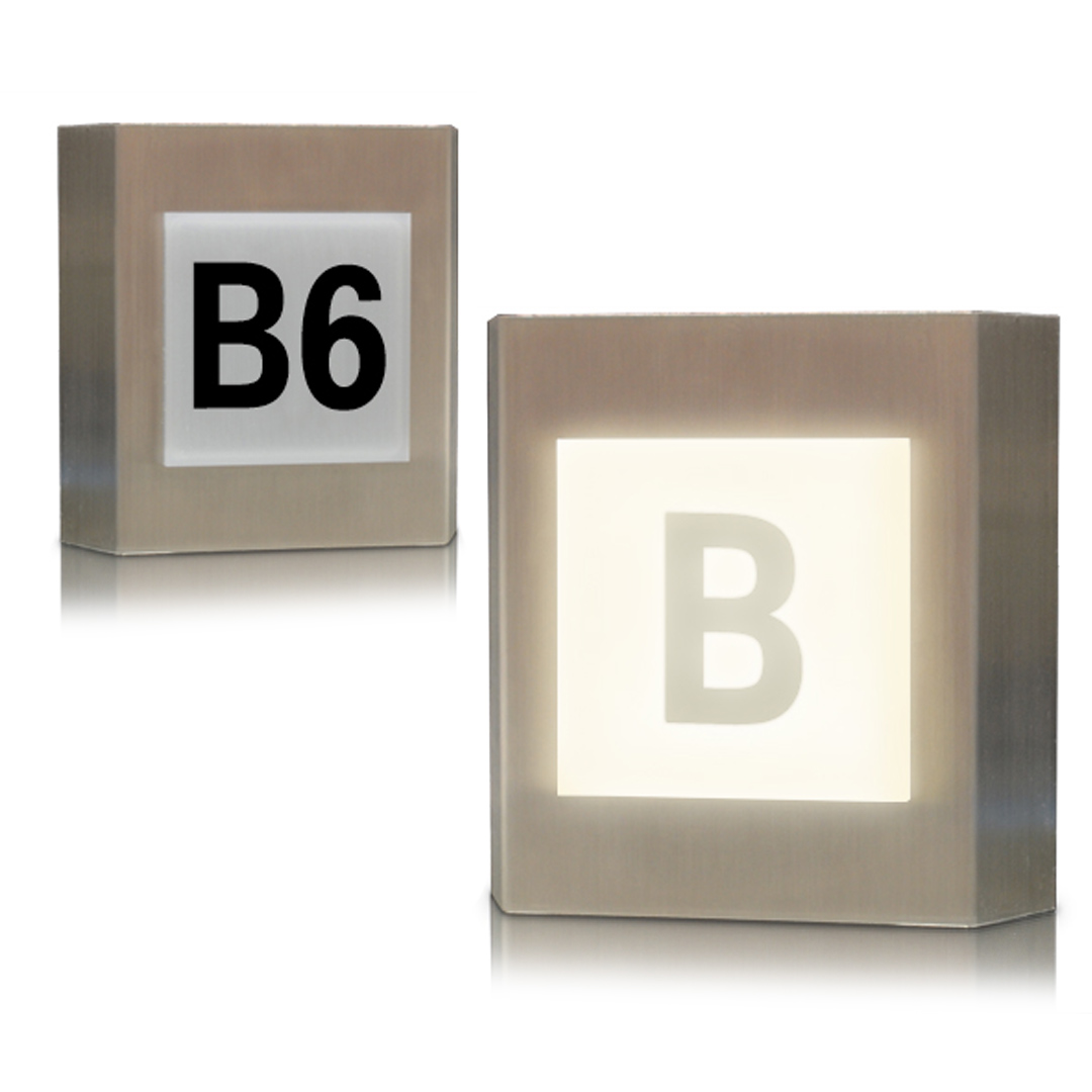OLBOX-XXX | LED Extended Detended Destination Cube for Otis RSL Link