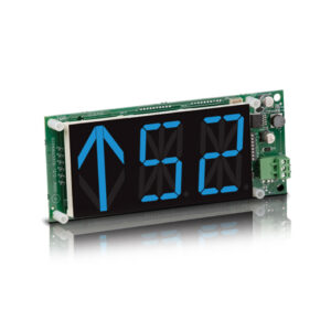OS222-XXXXX | 2.2 inch Character Remote Display Indicator RDI Segmeted LED 7.500"W x 3.100"H x 1.375"D