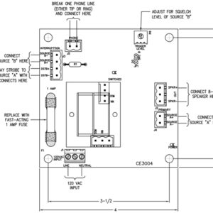 SPKRSW-X | Speaker Switch Board allows I/O source to be switched