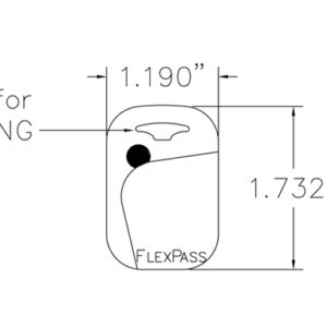 Card Keytag | Security System Card FlexPass