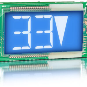 OB215-XX | Blue Background Liquid Crystal Display LCD 1.5 Inch (40mm)