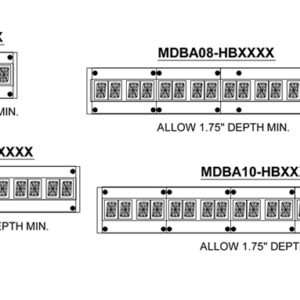 MDBAXX-HBXXXX | SCROLLING MESSAGE DISPLAY