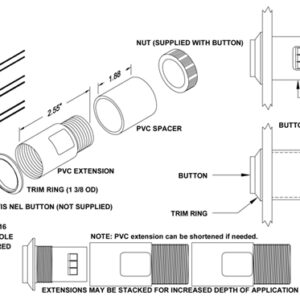 ONEL-2 | Button Extender for Standard Otis Button
